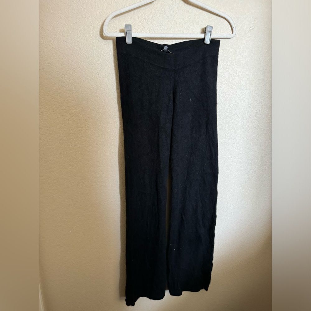 Quinn Cashmere Lounge Pants Size Small in‎ Black